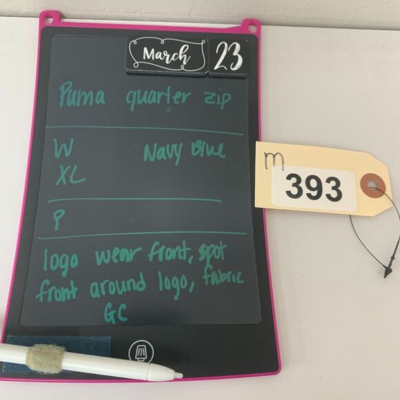 Puma Quarter Zip Running Shirt Womens XL Extra Large Thumbholes Sweat Wick Top - Picture 15 of 16